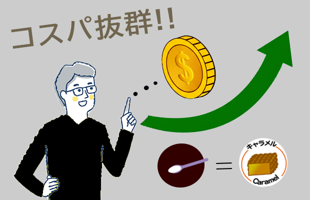 コストパフォーマンスが抜群のイメージ画像